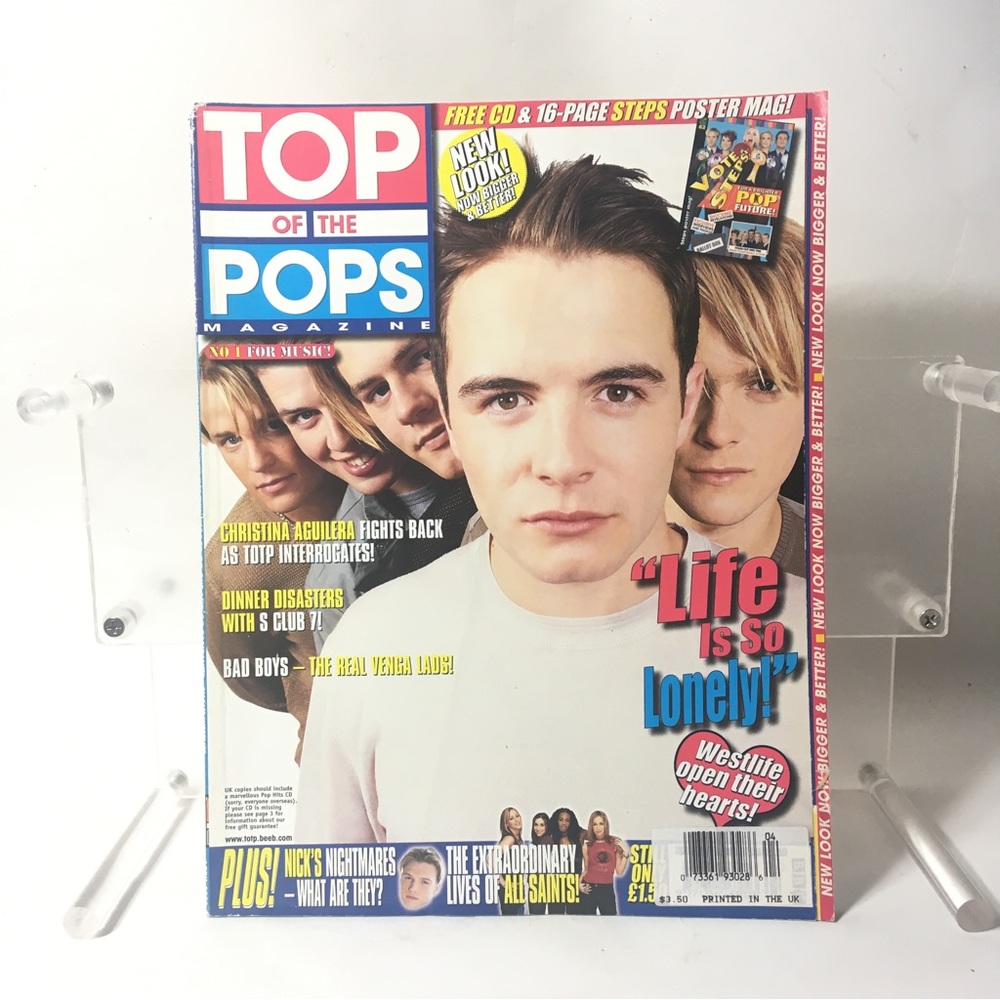 BBC TOTP Top Of The Pops Magazine April 2000 Number 62